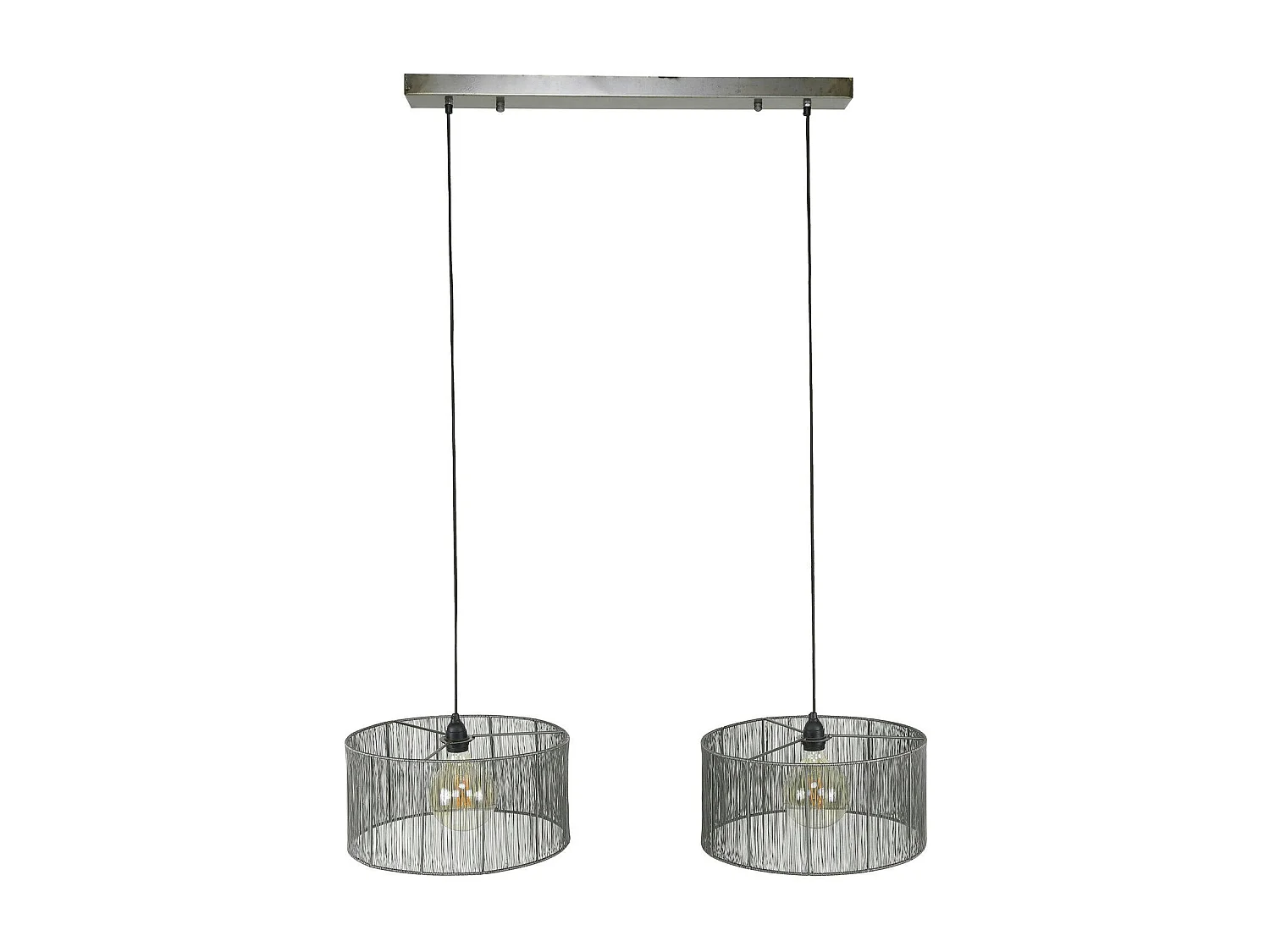 Suspension filaire pour table à manger 2 lampes RALF