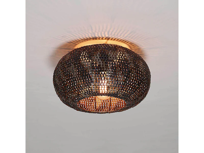 Plafonnier en métal effet maille ø 40 cm TRIBECA