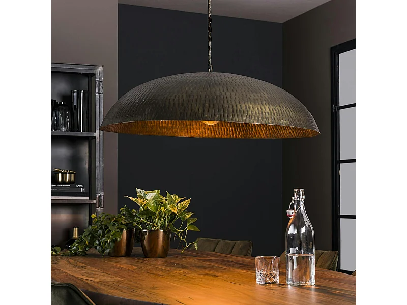 Grande suspension de table à manger en métal TRIBECA