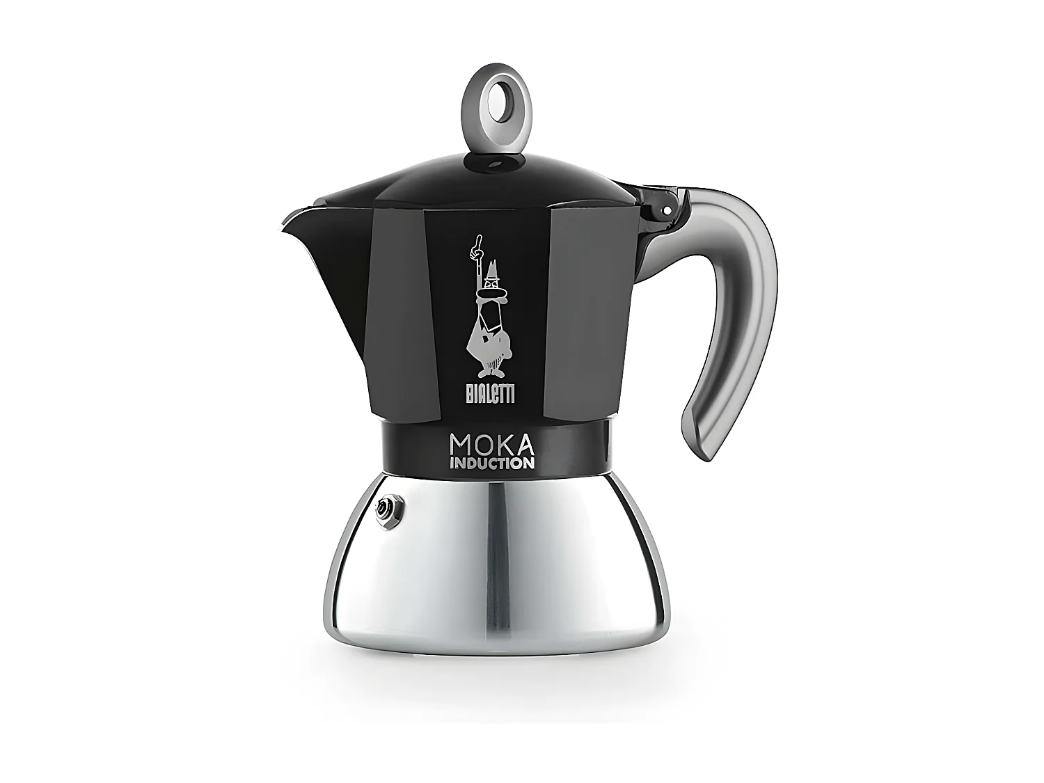 Cafetière italienne Moka induction 4 tasses noir