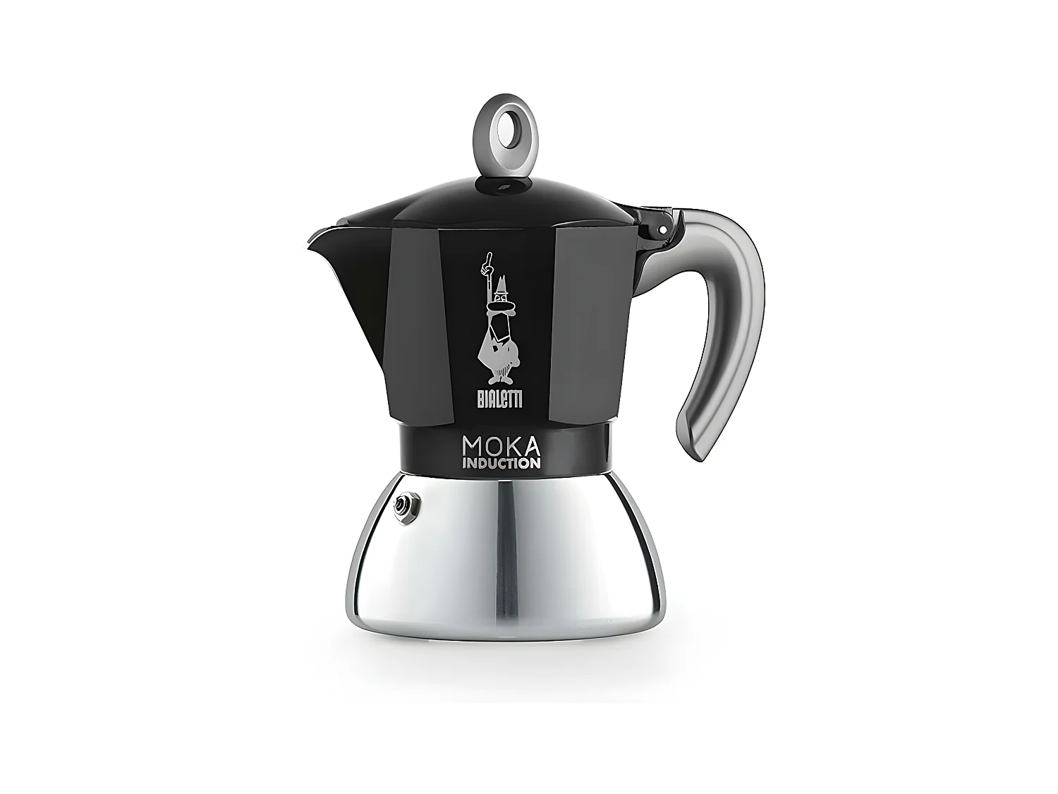 Cafetière italienne Moka induction 4 tasses noir