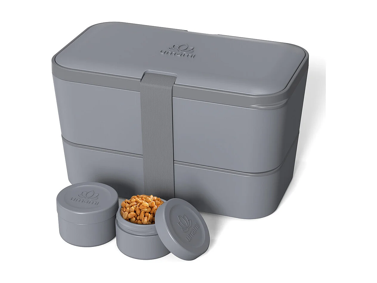 Bento Encastrable 1,5 l gris carbone