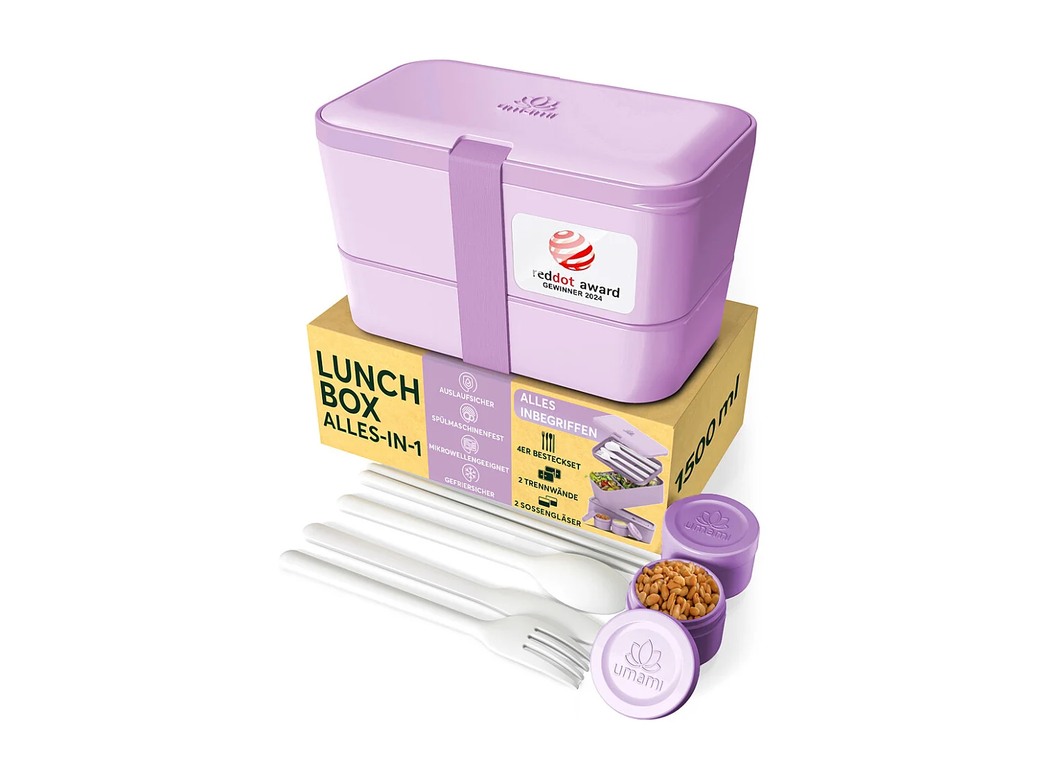Bento Encastrable 1,5 l violet lavande