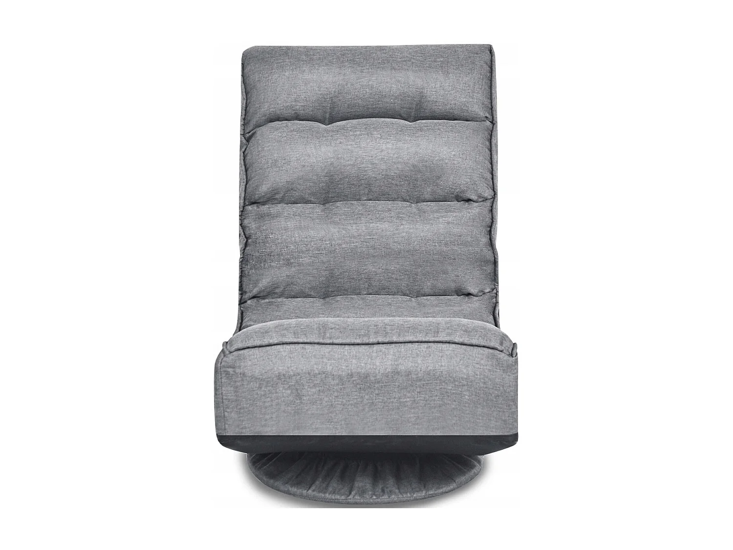 Relaxsessel verstellbar Klappsessel drehbar Bodenstuhl Sofastuhl Bodenkissen Grau