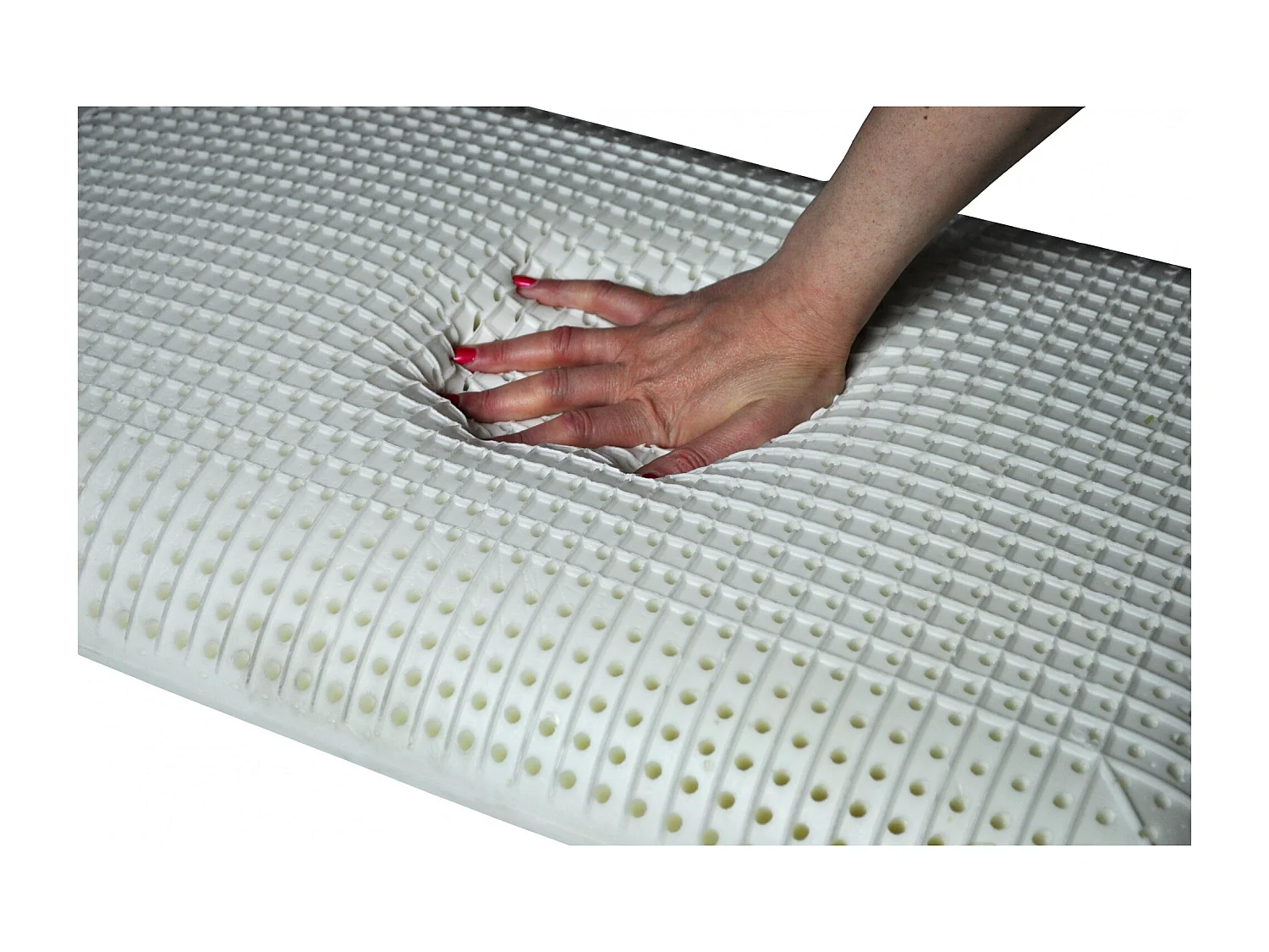 Cuscino memory foam saponetta, guanciale sfoderabile Venice h 13,8 cm