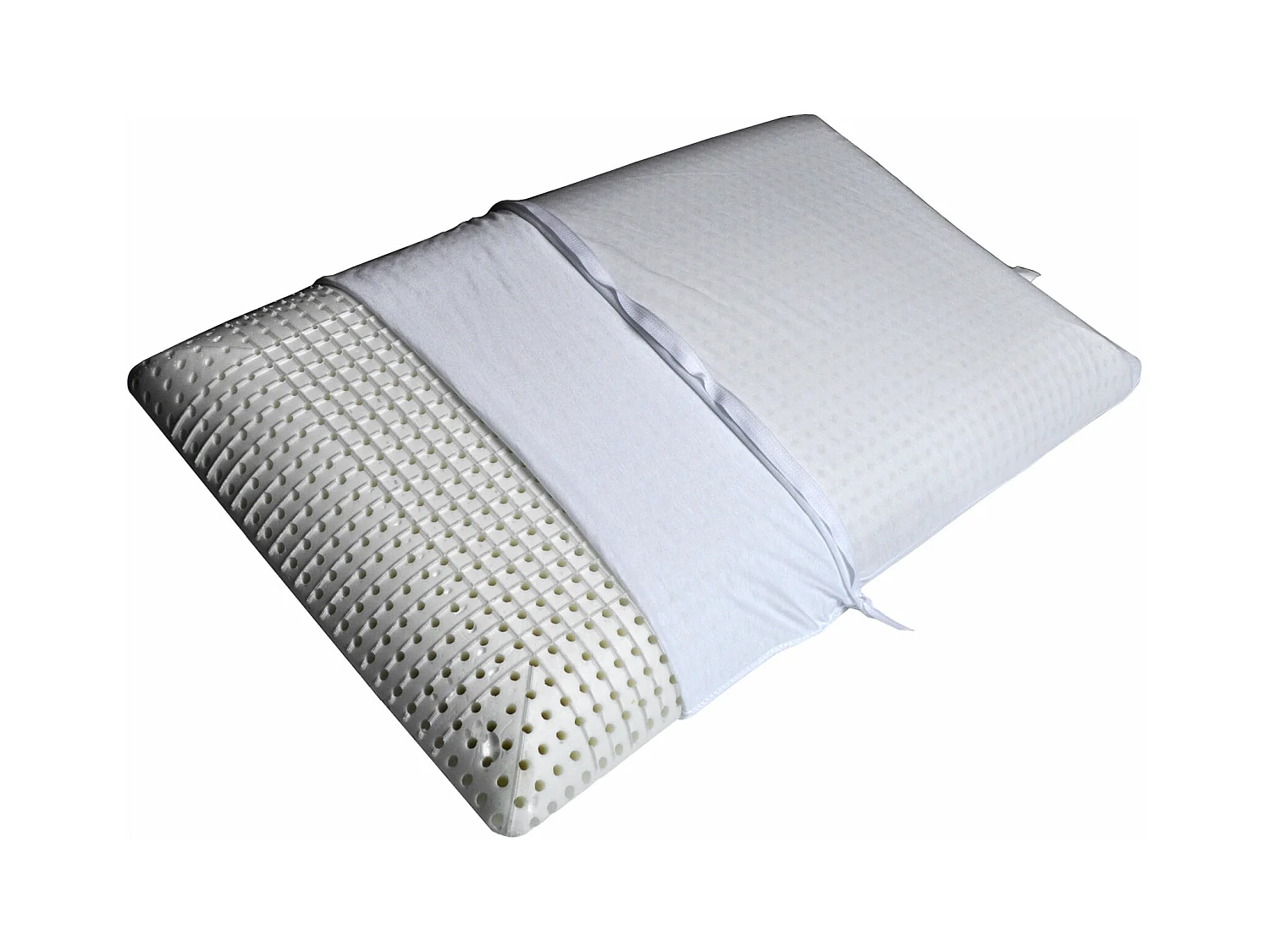 Cuscino memory foam saponetta, guanciale sfoderabile Venice h 16 cm