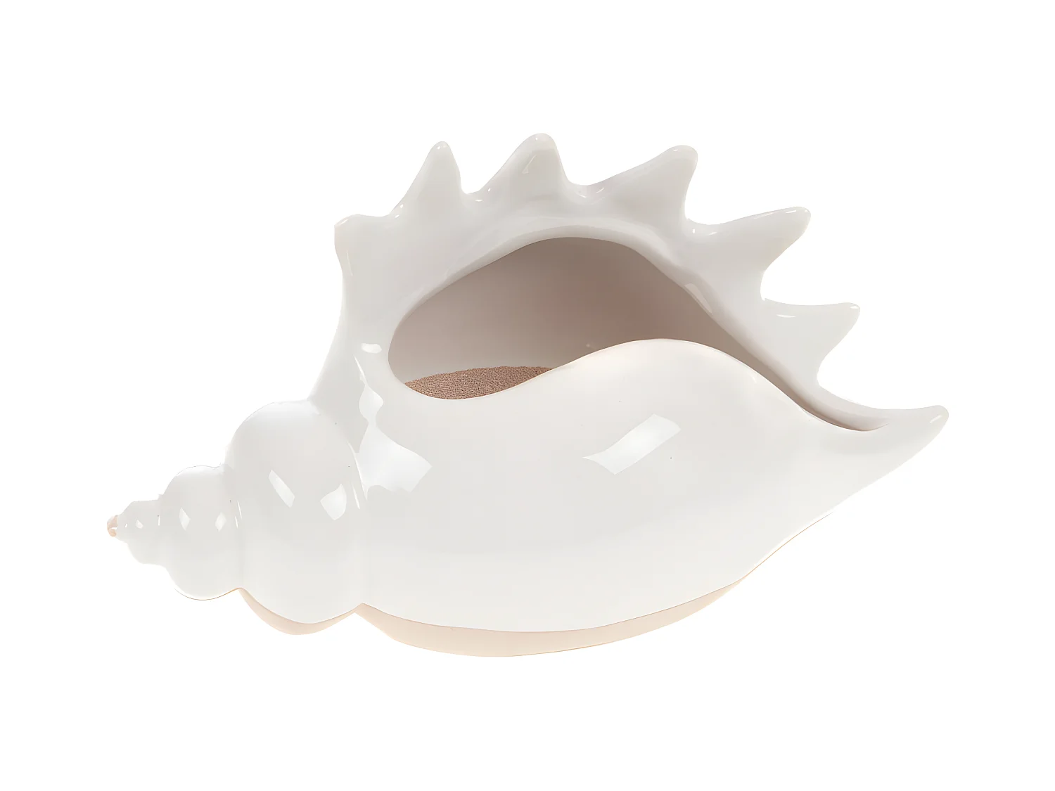 Coquillage bi-matière 14,5 cm