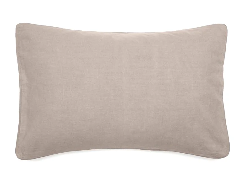 Housse de coussin 40x60 cm 50% lin et 50% coton collection OPERA DECO ficelle