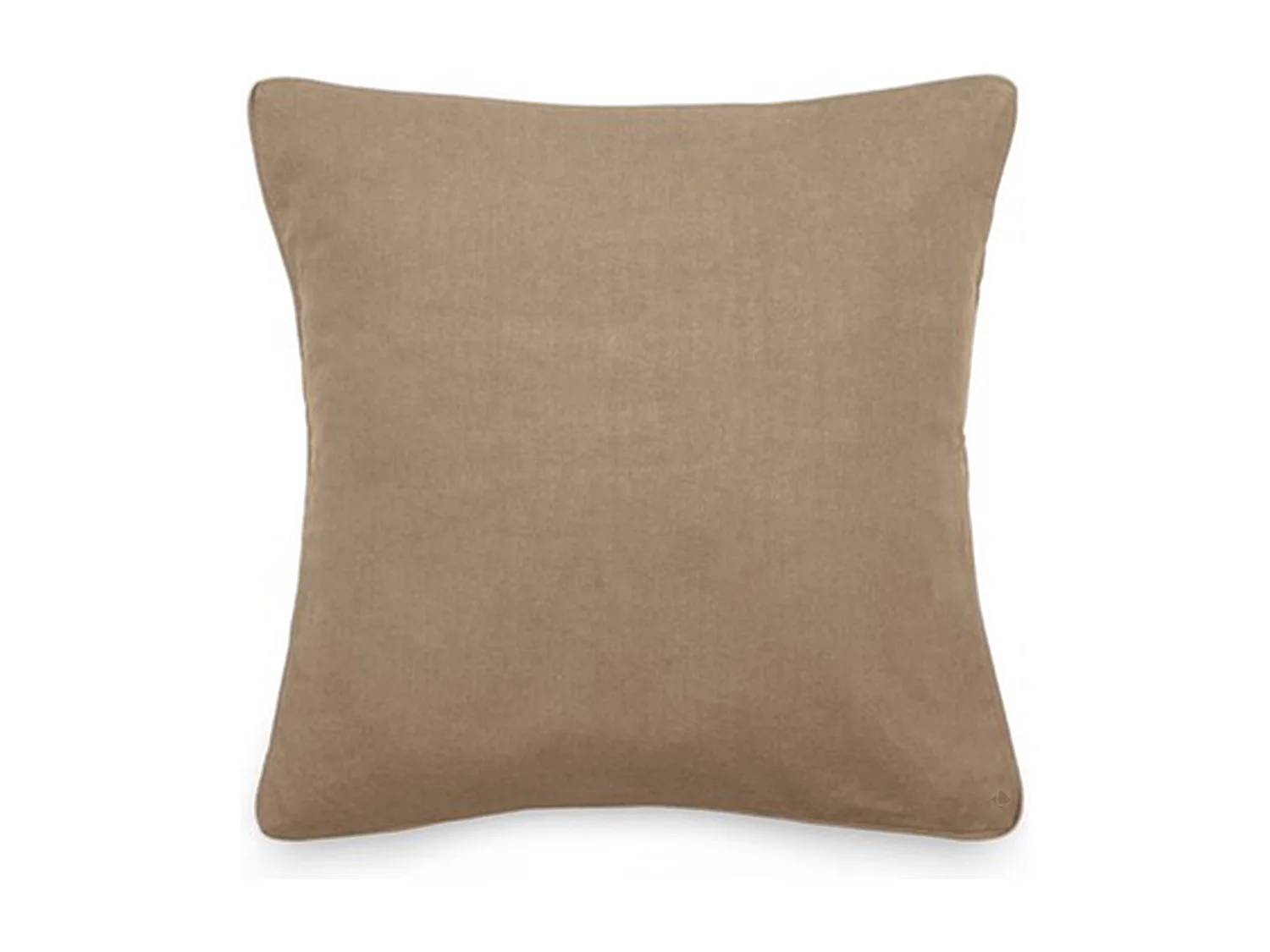 Housse de coussin 45x45 cm 50% lin et 50% coton collection OPERA DECO camel