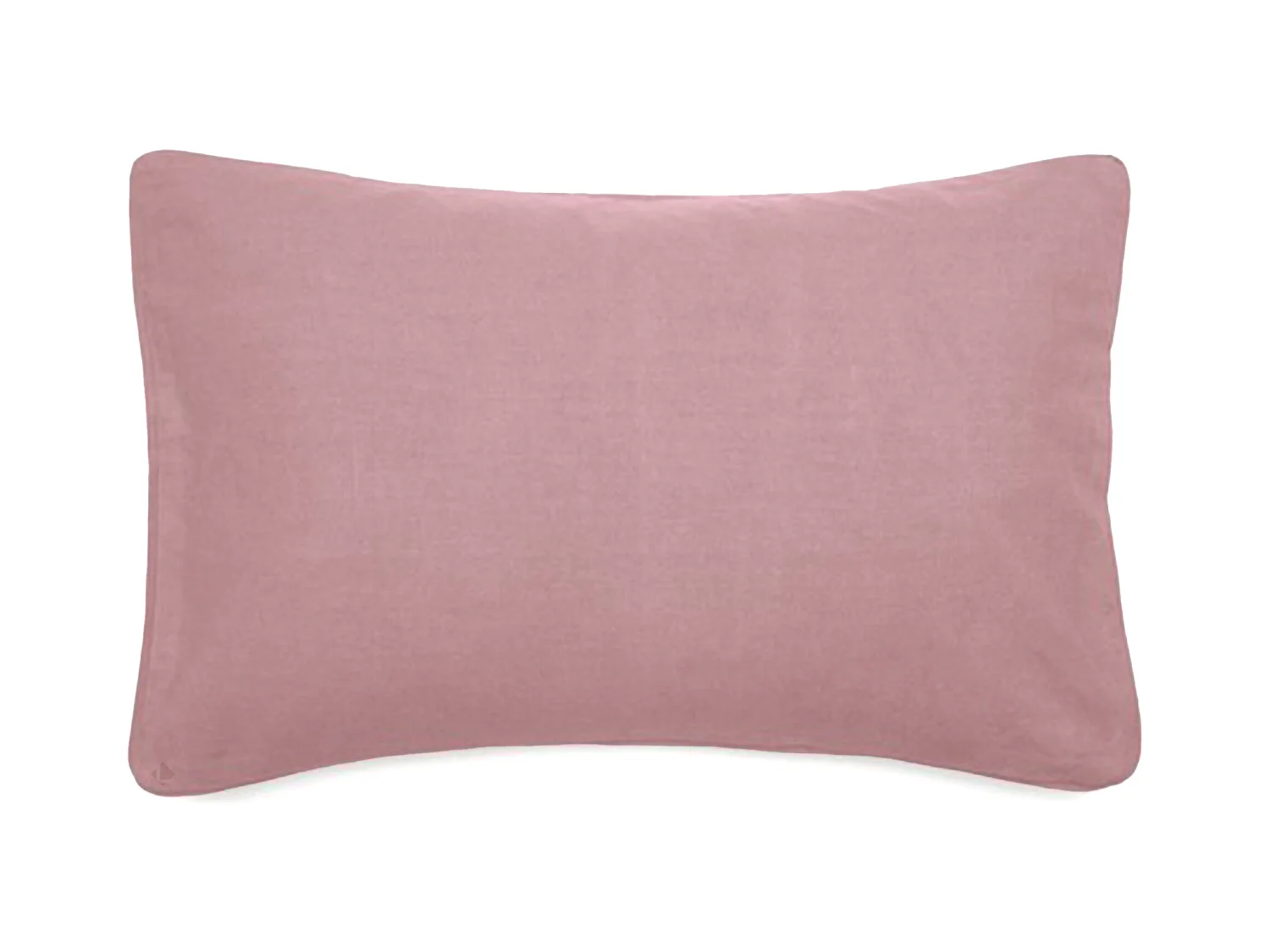 Housse de coussin 40x60 cm 50% lin et 50% coton collection OPERA DECO rose