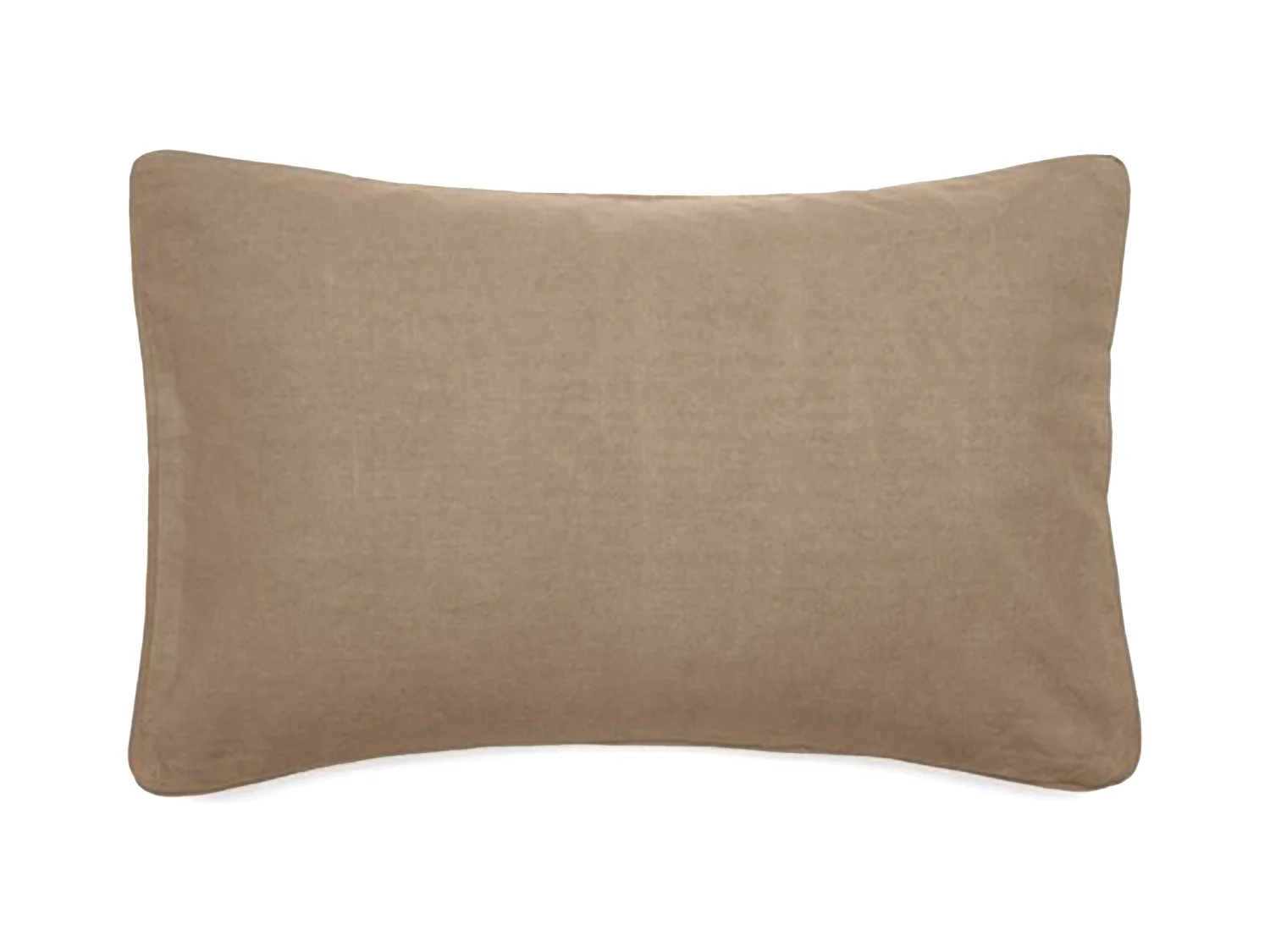 Housse de coussin 40x60 cm 50% lin et 50% coton collection OPERA DECO camel