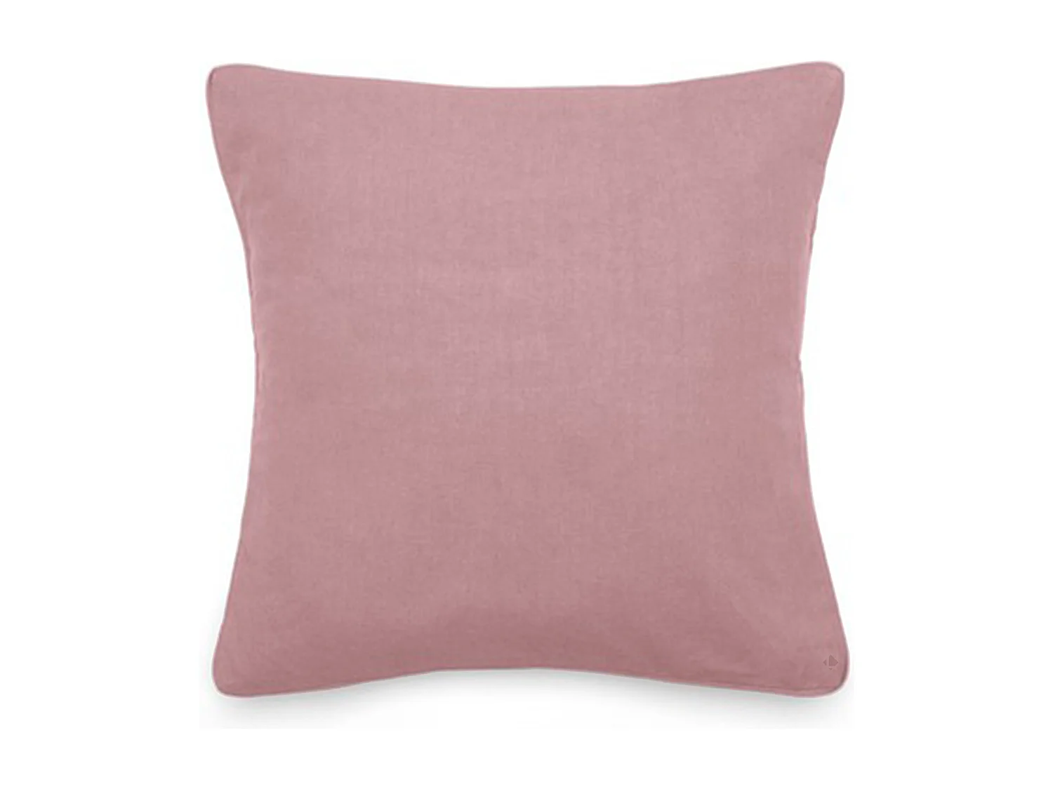 Housse de coussin 45x45 cm 50% lin et 50% coton collection OPERA DECO rose