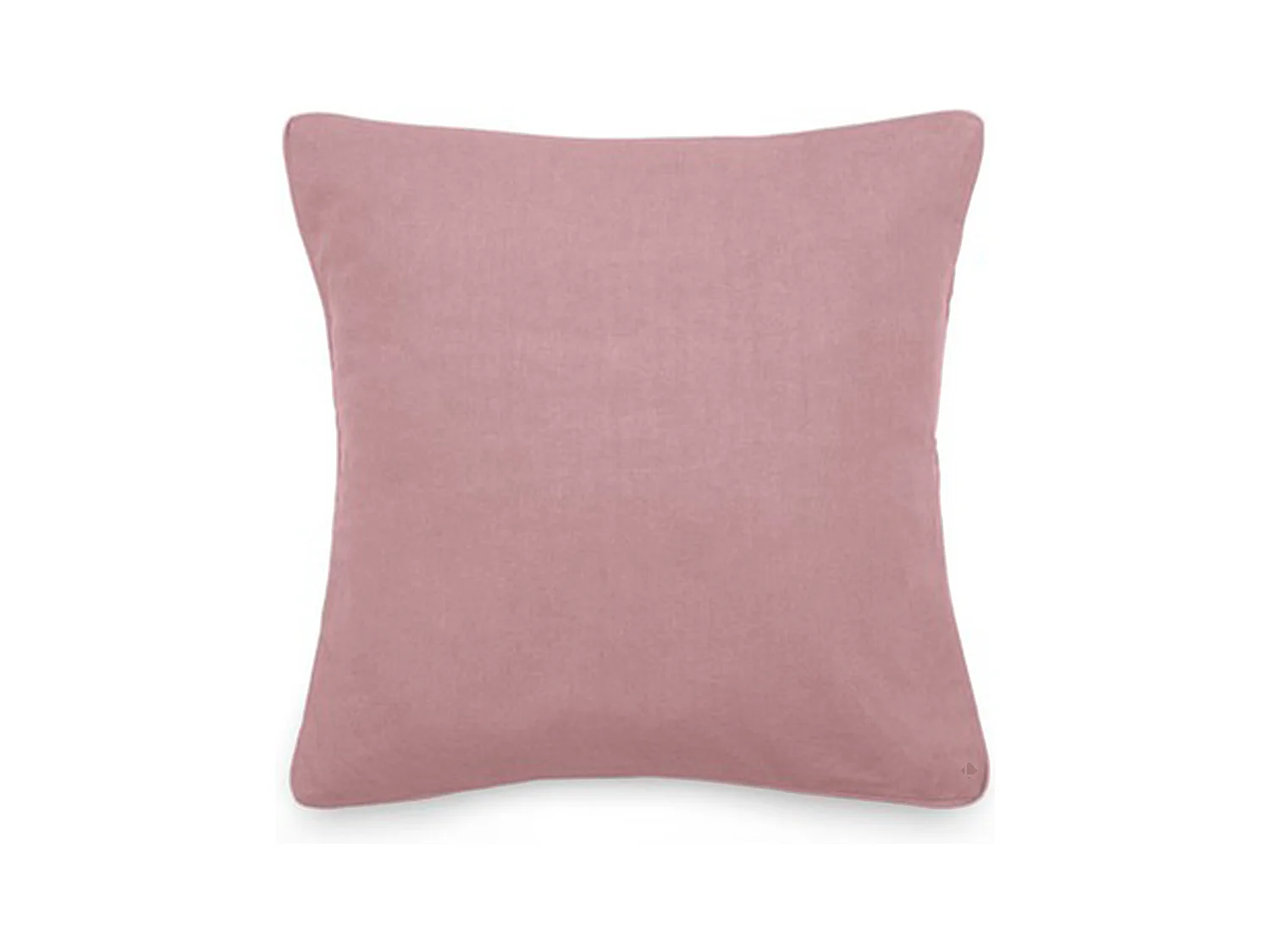 Housse de coussin 45x45 cm 50% lin et 50% coton collection OPERA DECO rose