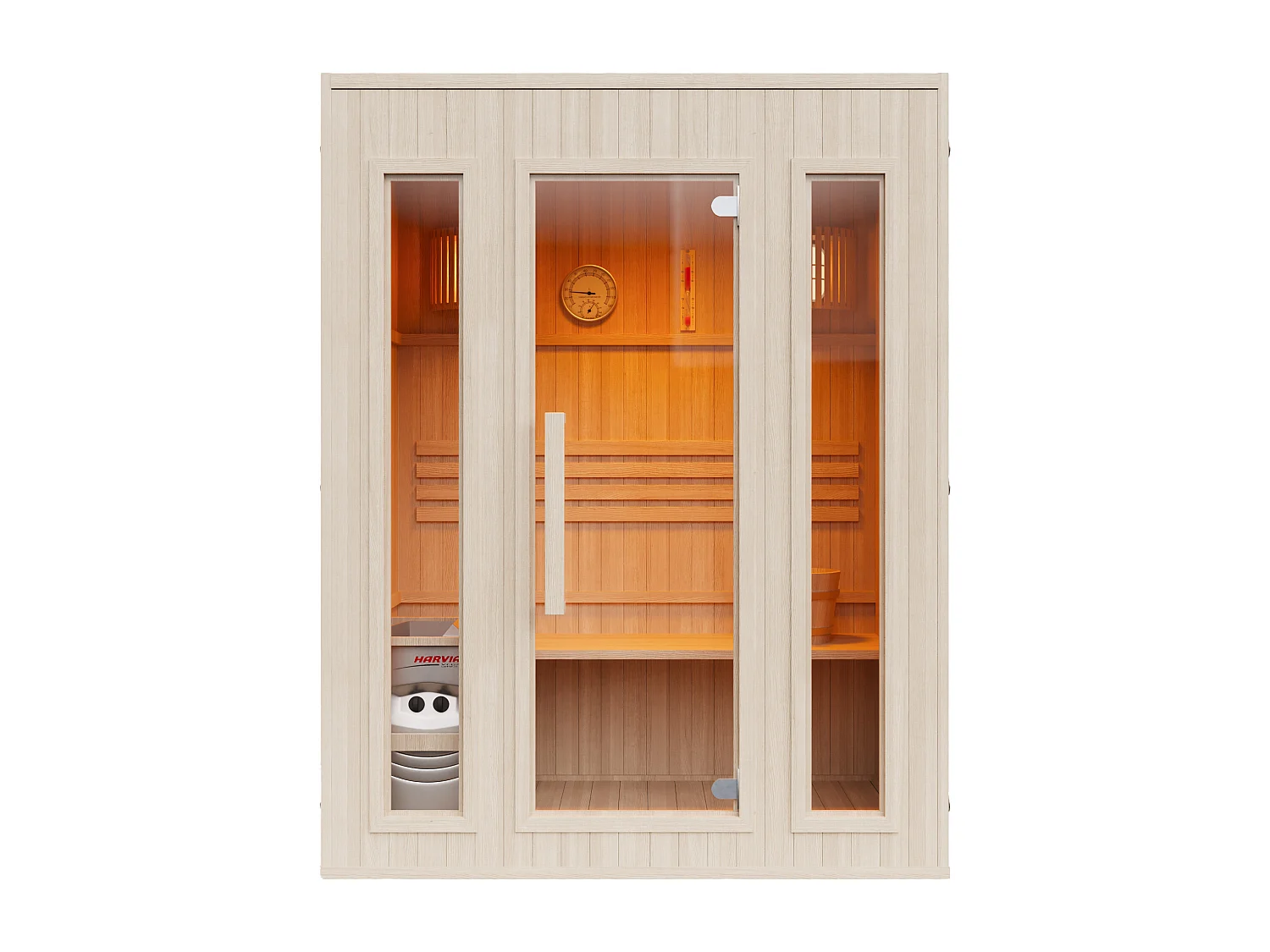 Sauna finlandais - 2/3 places - L150 x P120 x H190 cm - ULVILA