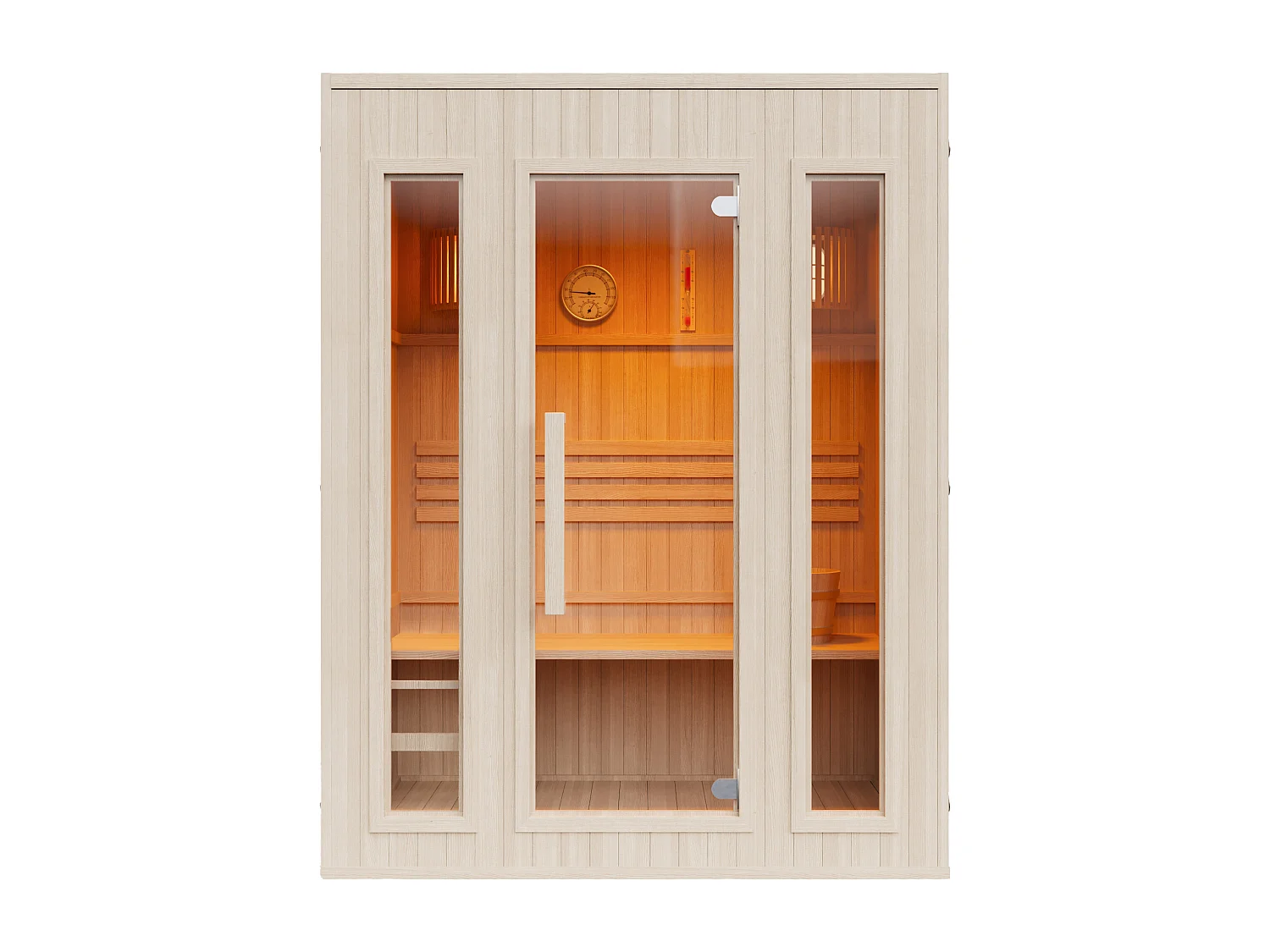 2/3 - Seater Finnish sauna - L150 x W120 x H190 cm - ULVILA