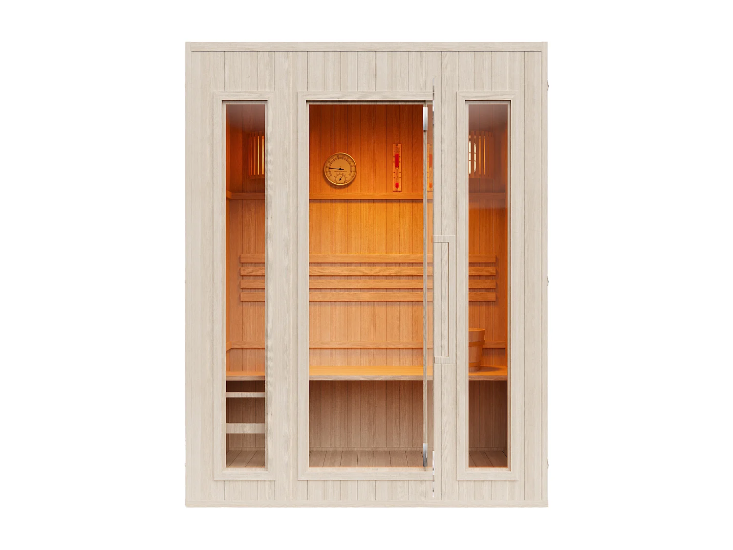 2/3 - Seater Finnish sauna - L150 x W120 x H190 cm - ULVILA