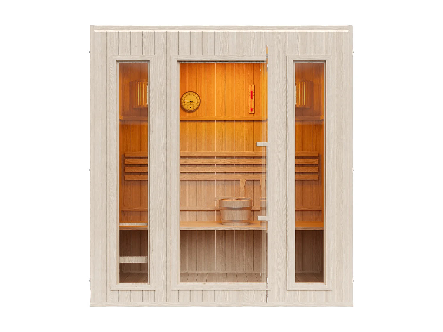 4/5 - Seater Finnish sauna - L180 x W120 x H190 cm - ULVILA