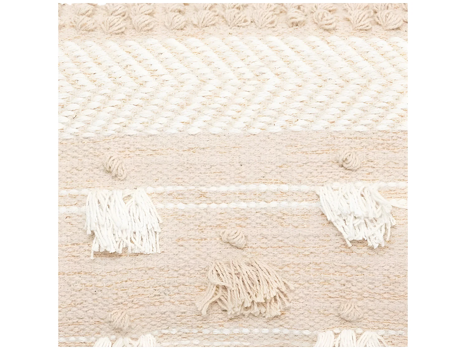 Cuscino poliestere beige 30x50x15cm
