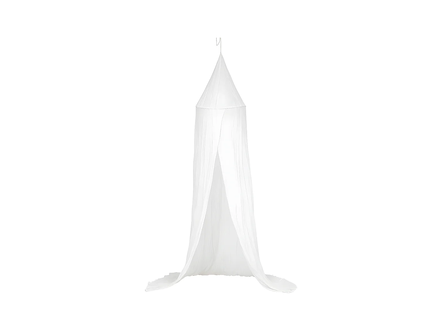 Ciel de lit en coton blanc 350x250x50cm