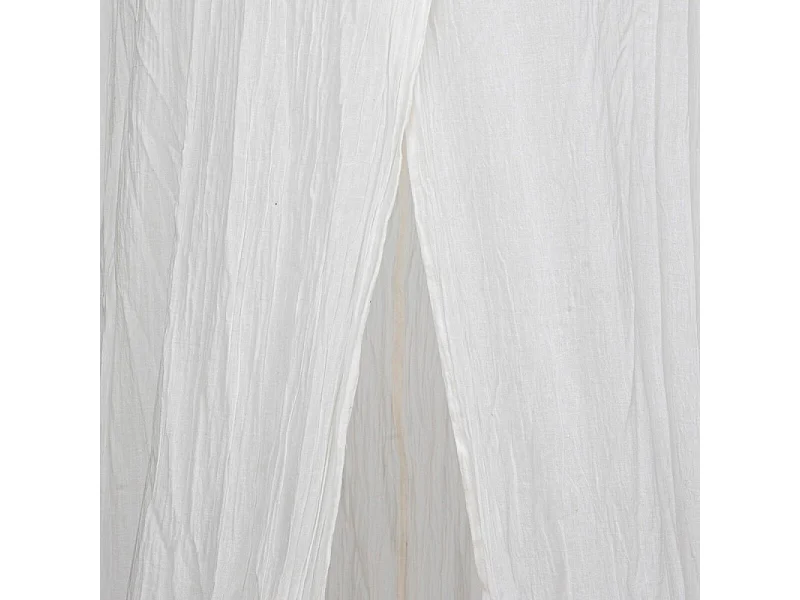 Ciel de lit en coton blanc 350x250x50cm