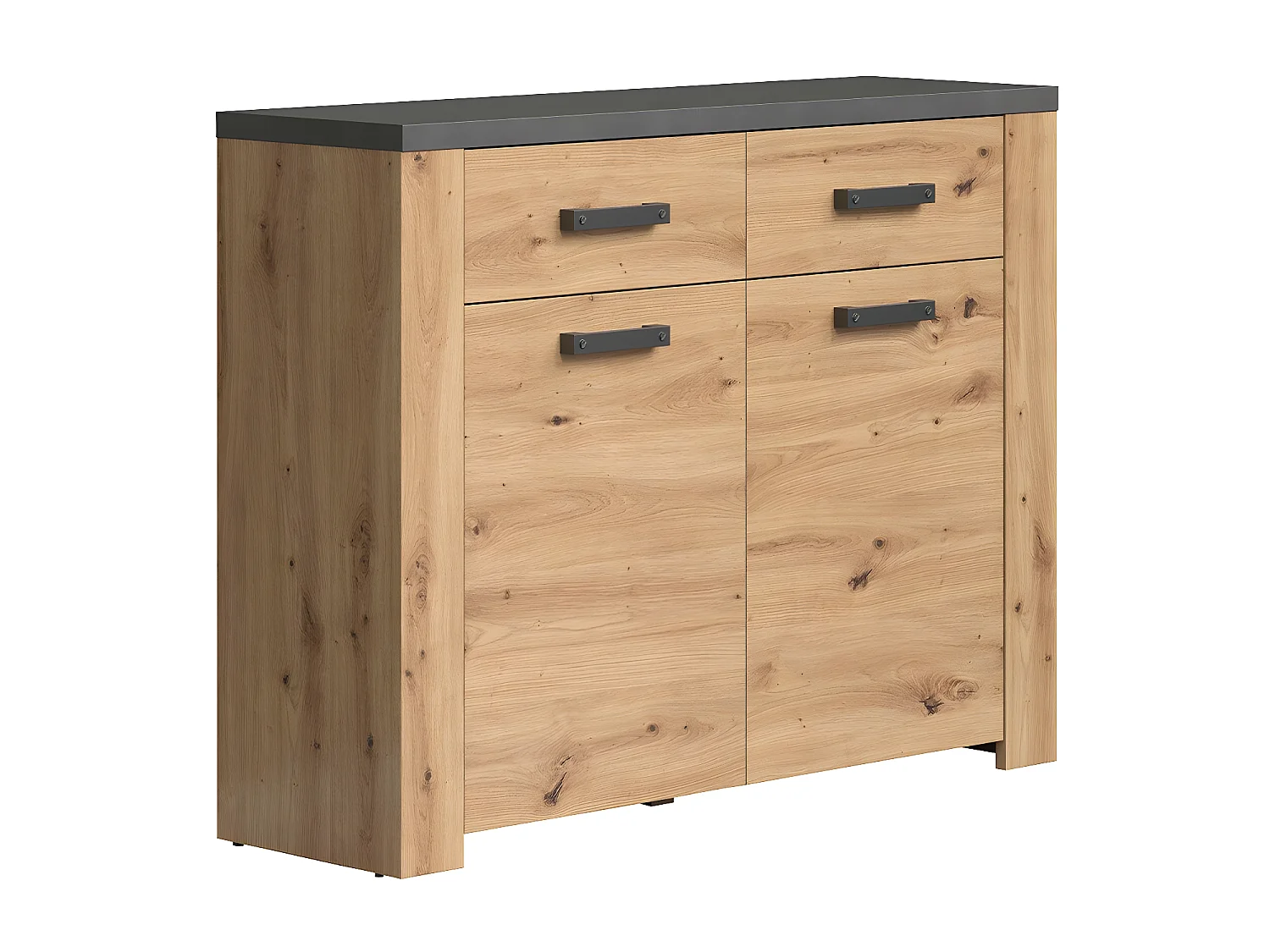 Petit Buffet avec 2 Portes et 2 Tiroirs L116 cm - Follow