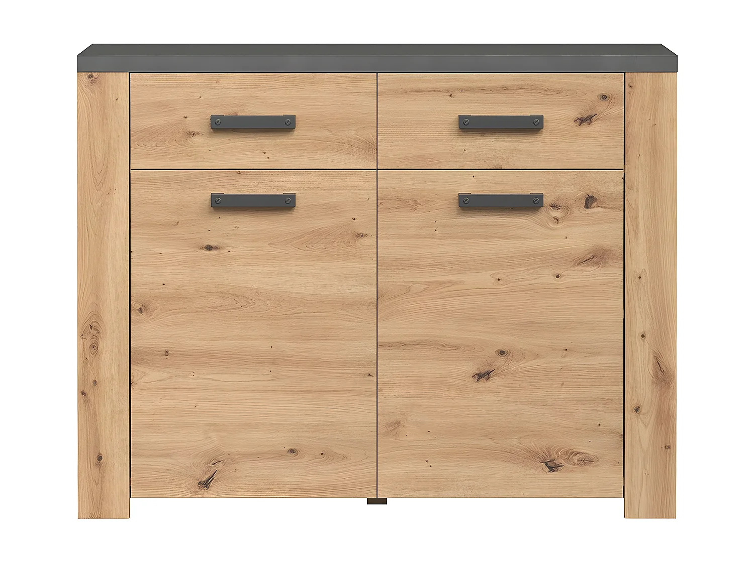 Petit Buffet avec 2 Portes et 2 Tiroirs L116 cm - Follow