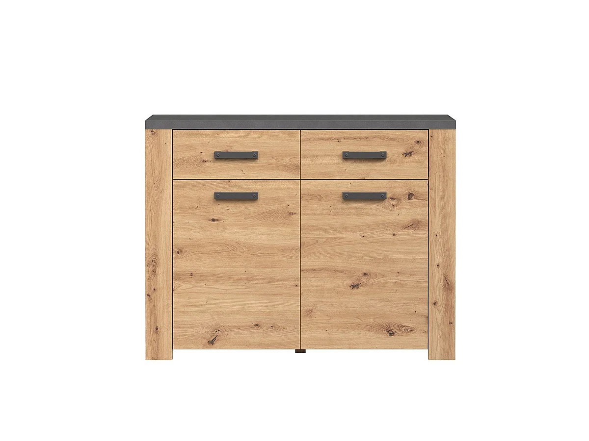 Petit Buffet avec 2 Portes et 2 Tiroirs L116 cm - Follow