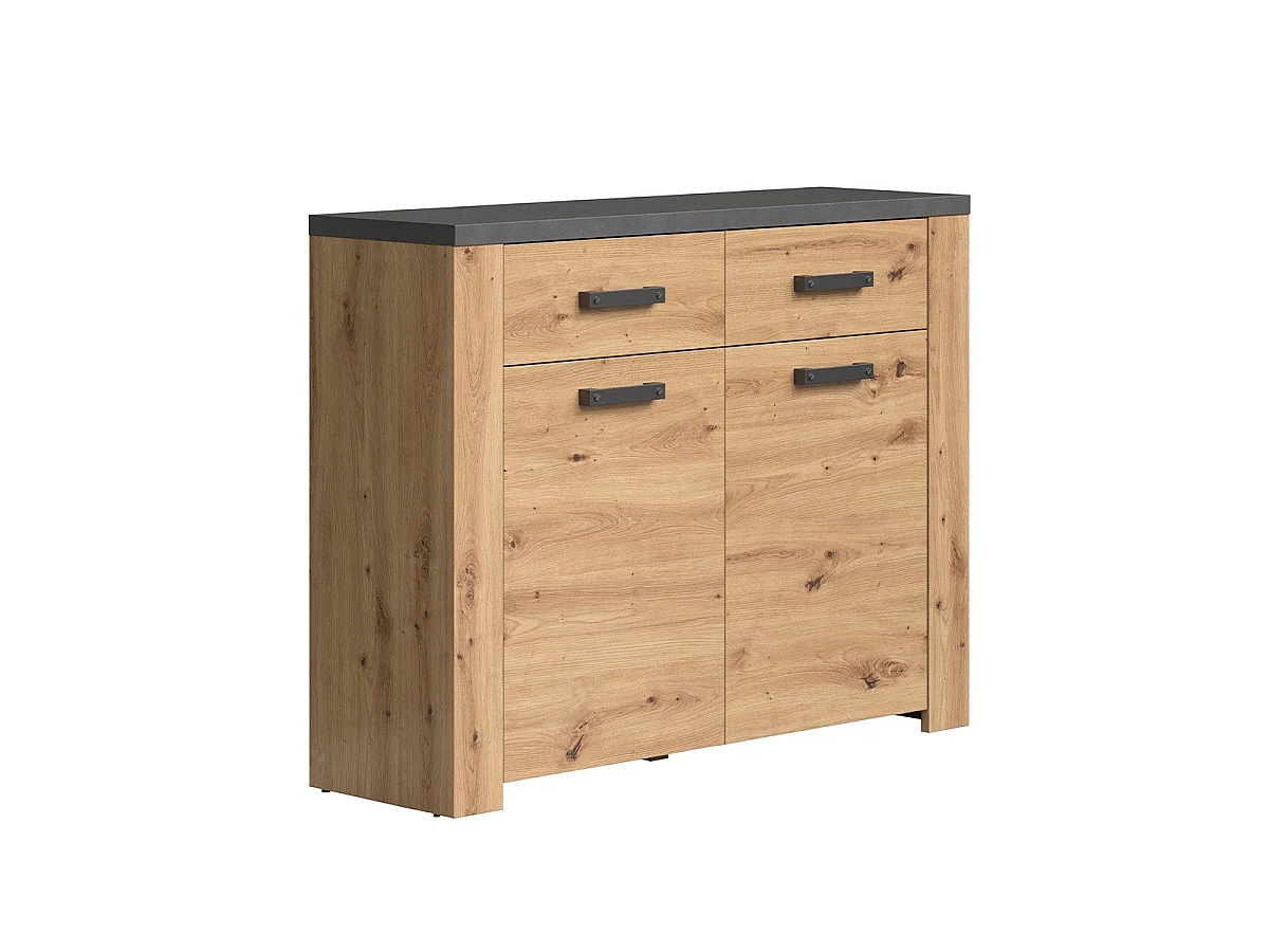Petit Buffet avec 2 Portes et 2 Tiroirs L116 cm - Follow