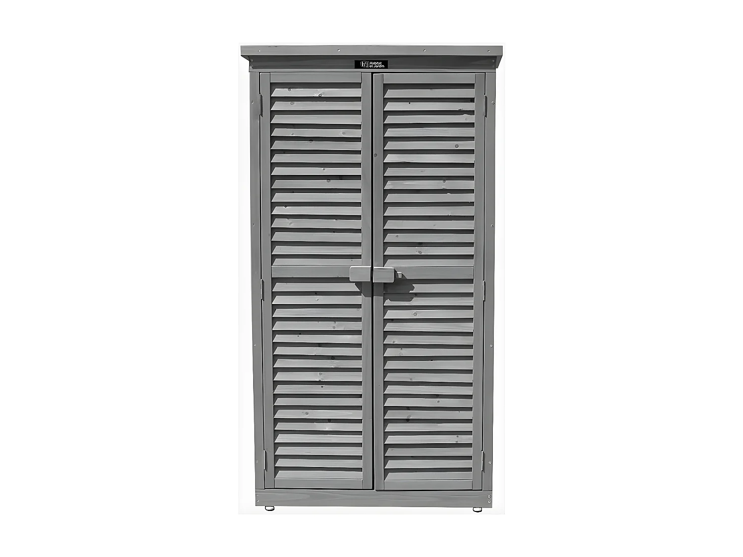 Armoire de jardin "Space" - 87 x 46.5 x 160 cm - Anthracite