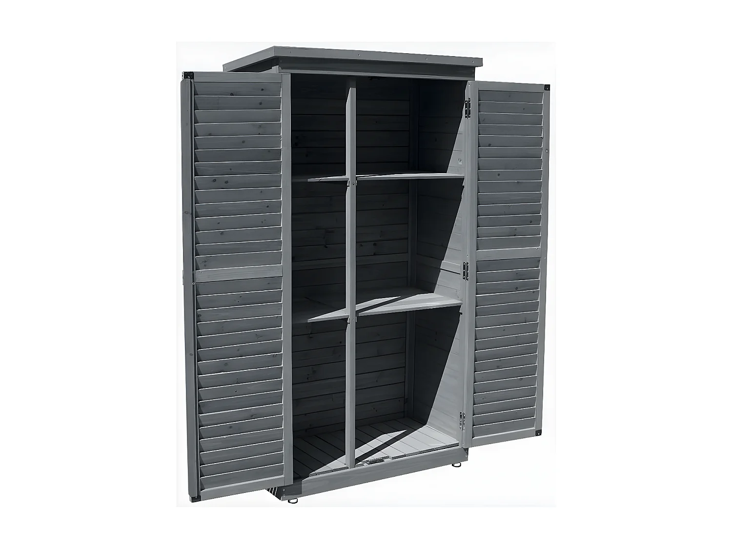 Armoire de jardin "Space" - 87 x 46.5 x 160 cm - Anthracite