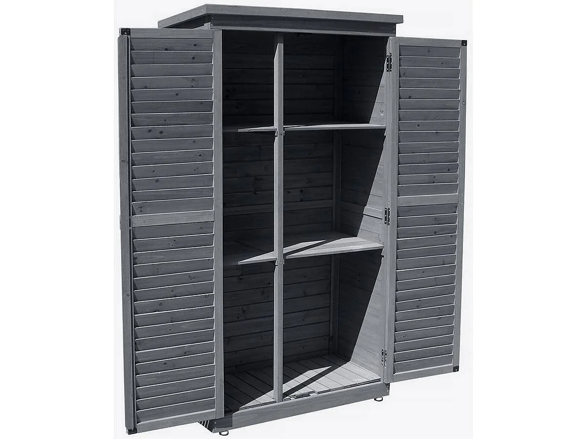 Armoire de jardin "Space" - 87 x 46.5 x 160 cm - Anthracite