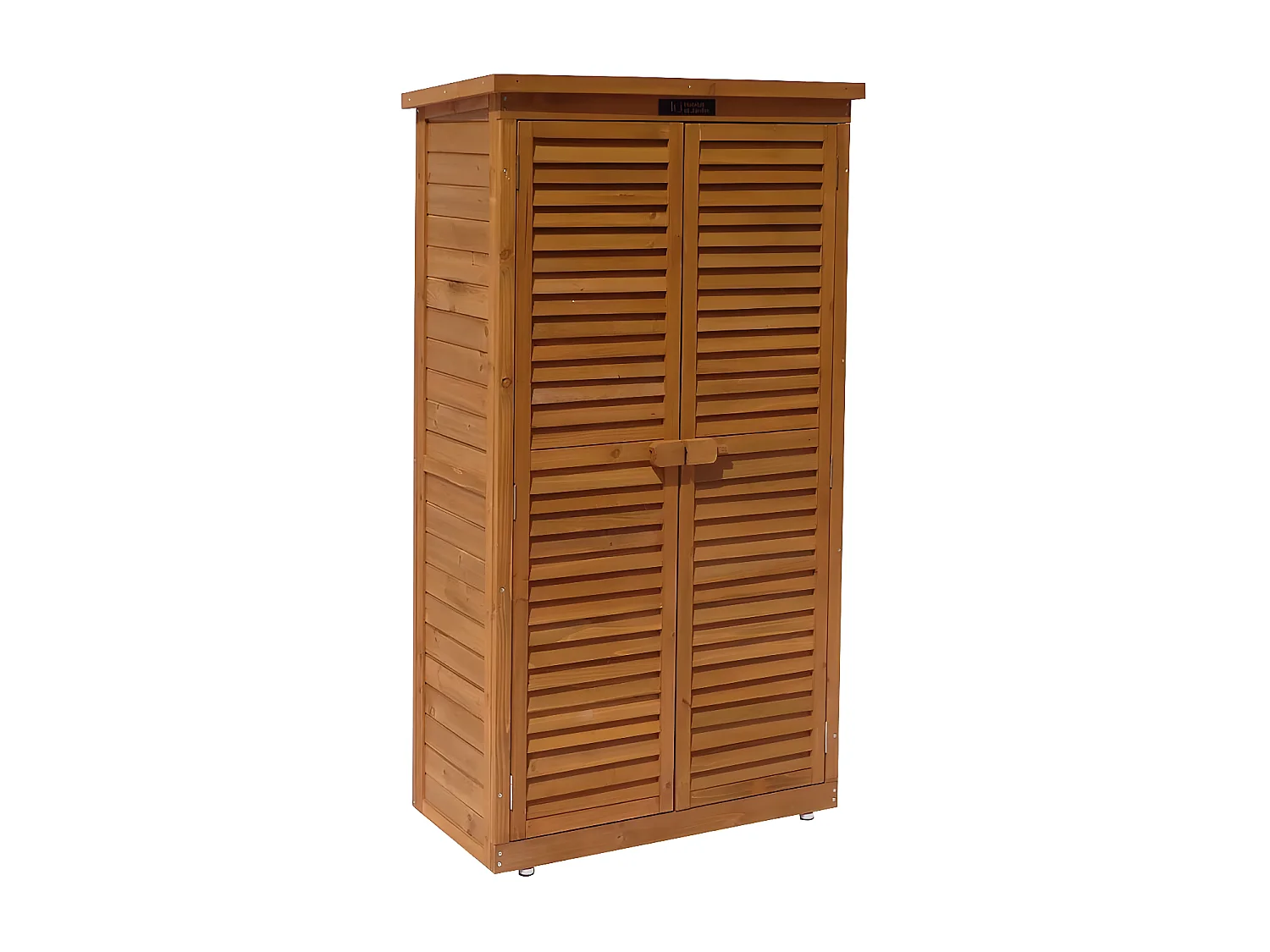Armoire de jardin "Space" - 87 x 46.5 x 160 cm - Marron