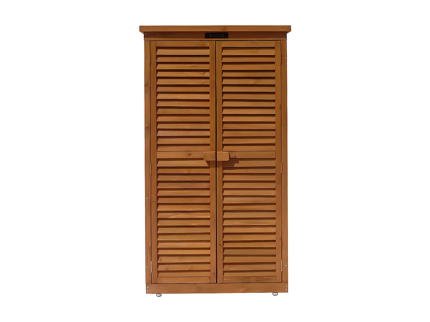 Armoire de jardin "Space" - 87 x 46.5 x 160 cm - Marron