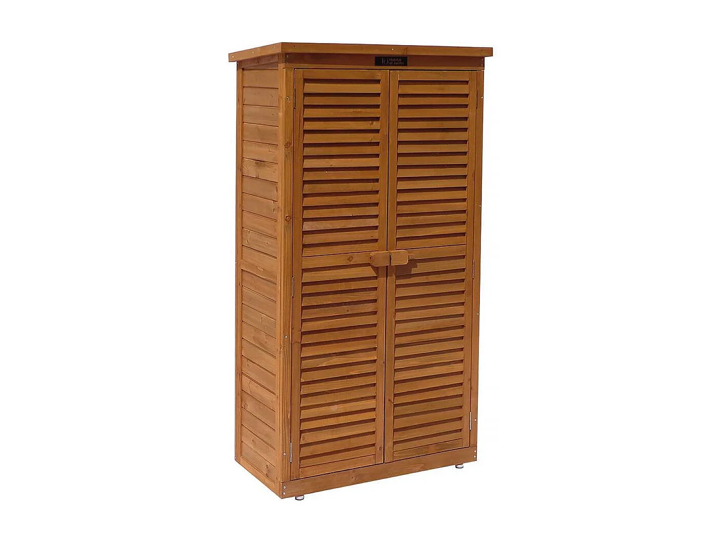 Armoire de jardin "Space" - 87 x 46.5 x 160 cm - Marron