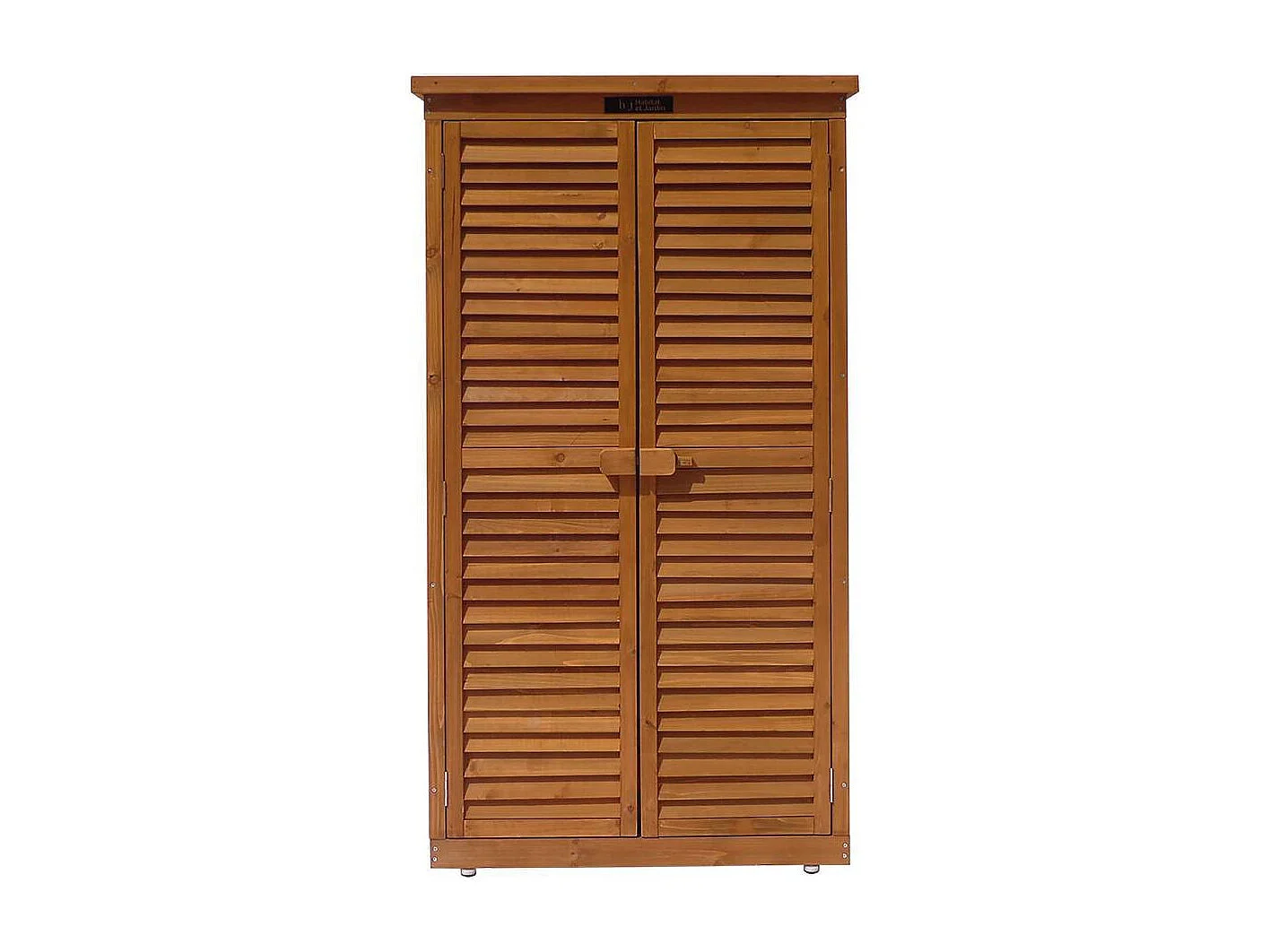 Armoire de jardin "Space" - 87 x 46.5 x 160 cm - Marron