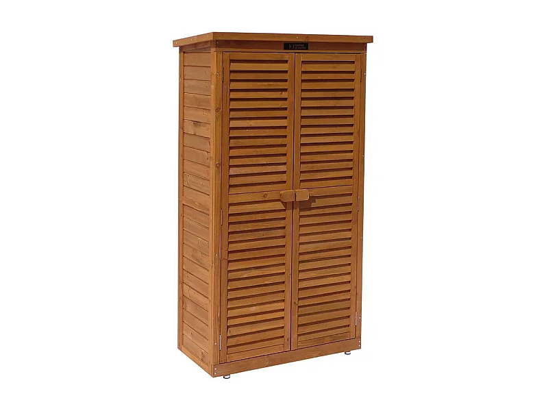 Armoire de jardin "Space" - 87 x 46.5 x 160 cm - Marron