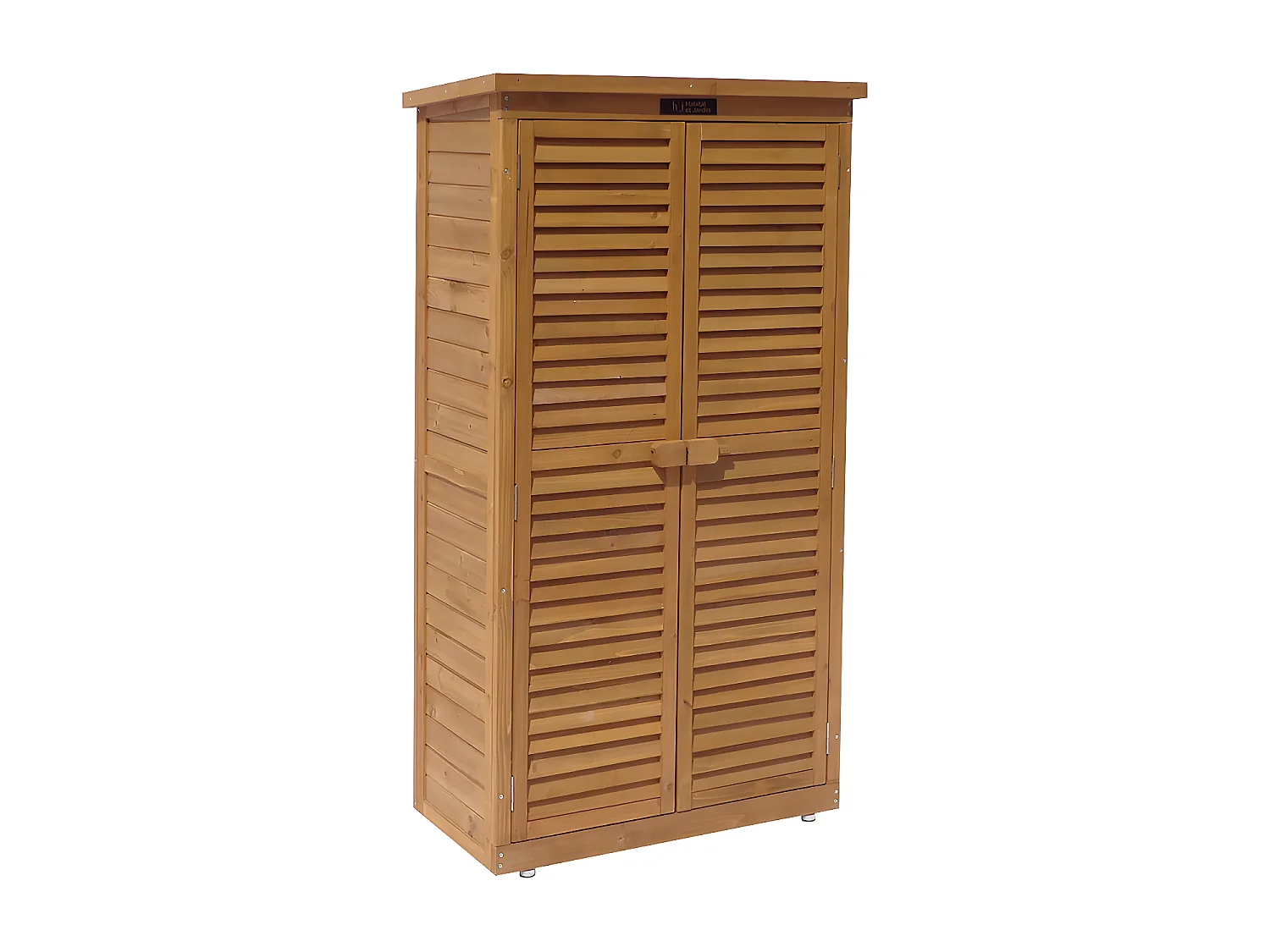 Armoire de jardin "Space" - 87 x 46.5 x 160 cm - Marron
