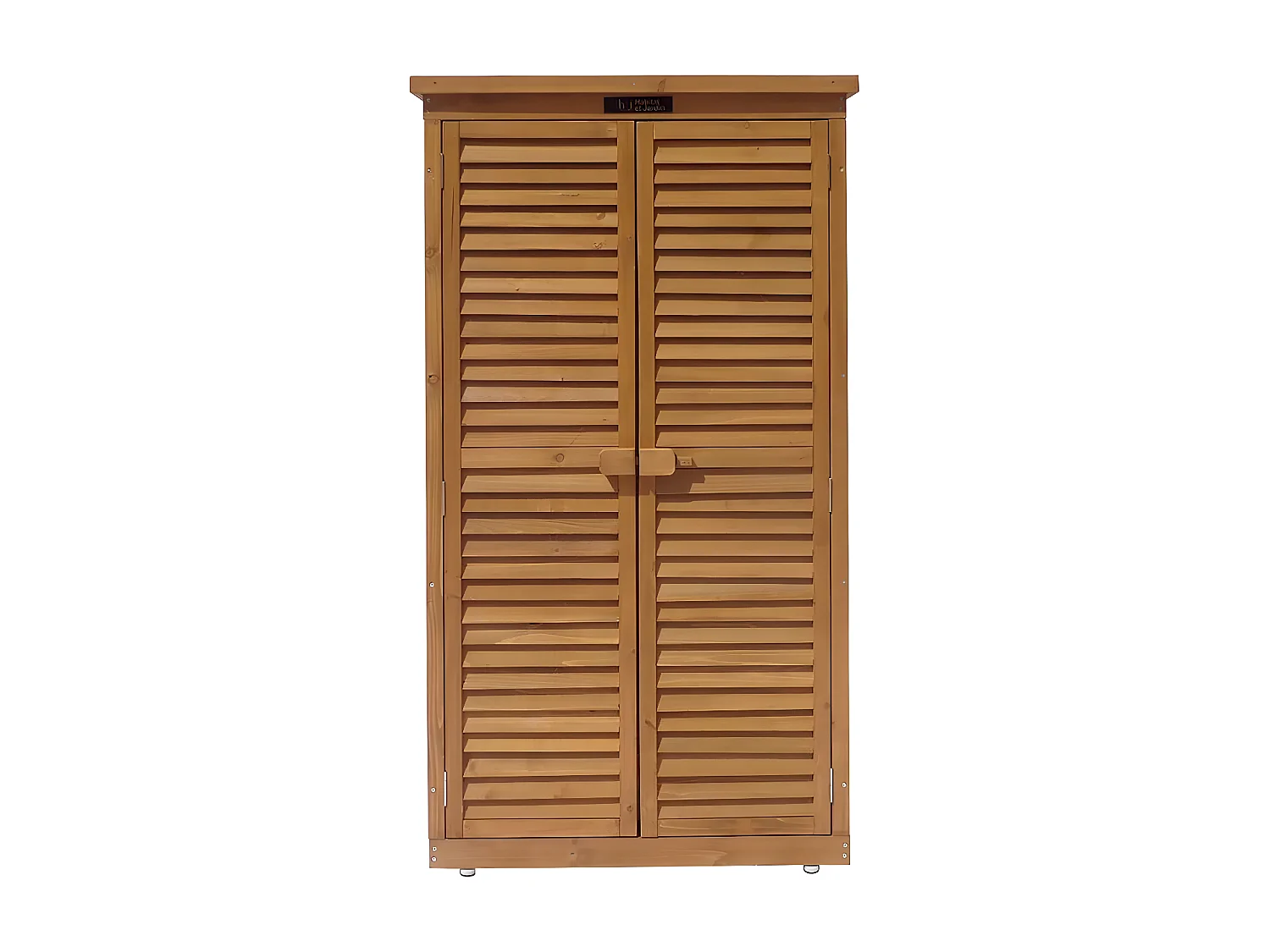 Armoire de jardin "Space" - 87 x 46.5 x 160 cm - Marron