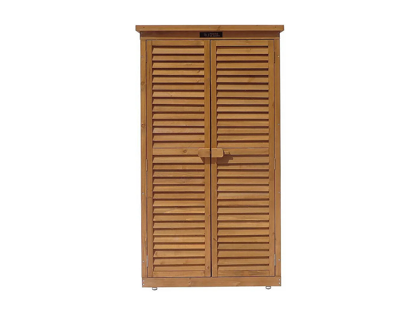 Armoire de jardin "Space" - 87 x 46.5 x 160 cm - Marron