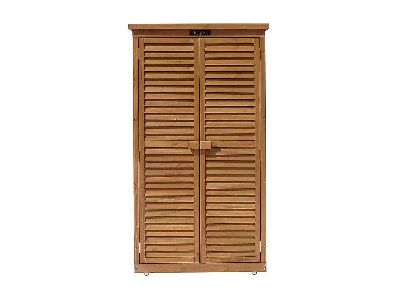 Armoire de jardin "Space" - 87 x 46.5 x 160 cm - Marron