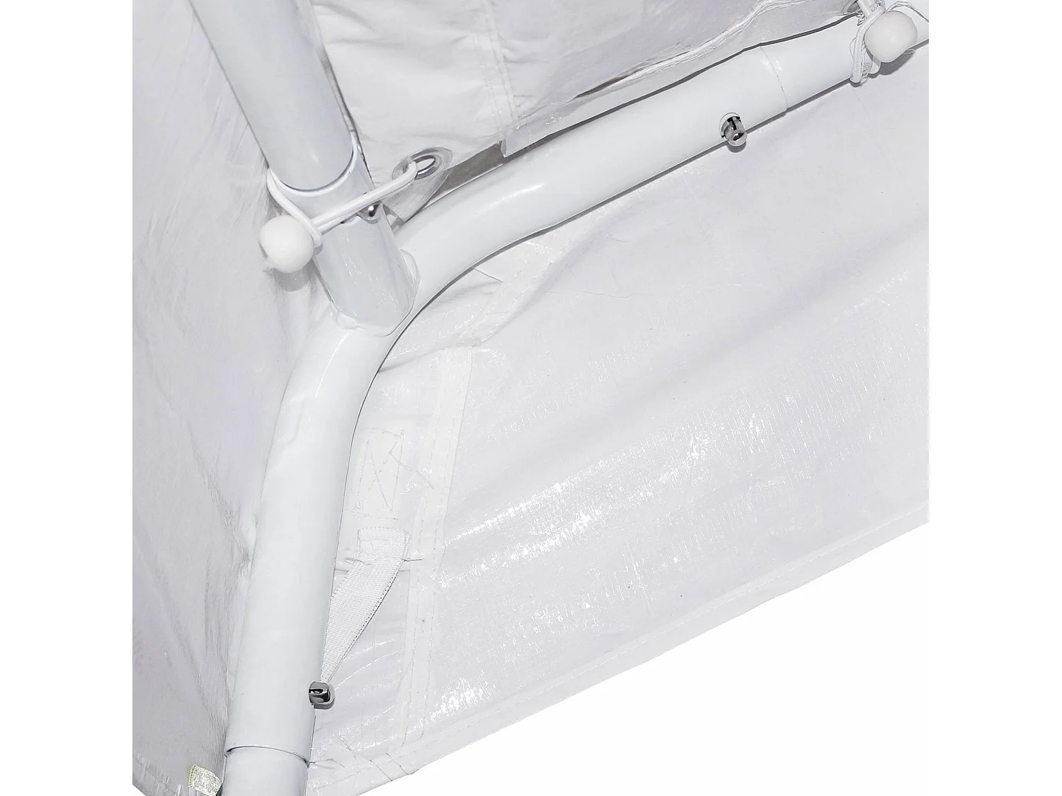 Tendone per feste, 3x6m, bianco, bianco