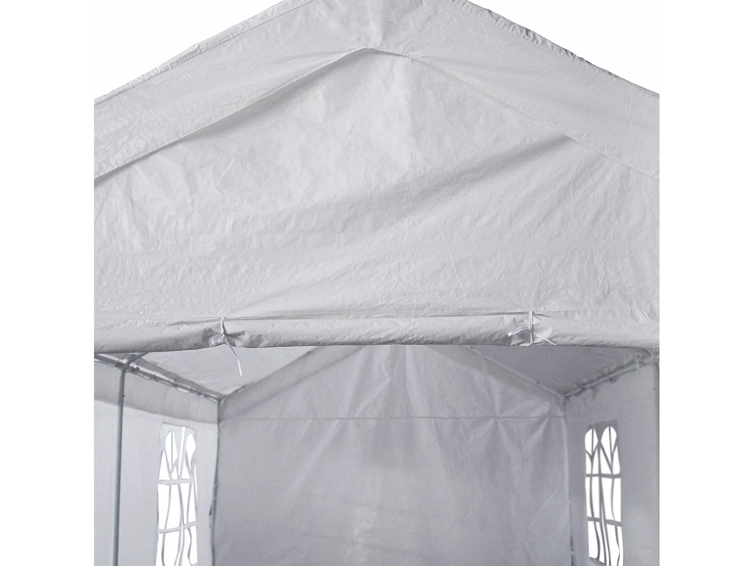 Tente de réception - Burdigala 3x6m -  Blanc. connecteurs métal. tente de jardin idéale pour réception. pavillon.  chapiteau ou tonnelle. totalement refermable.