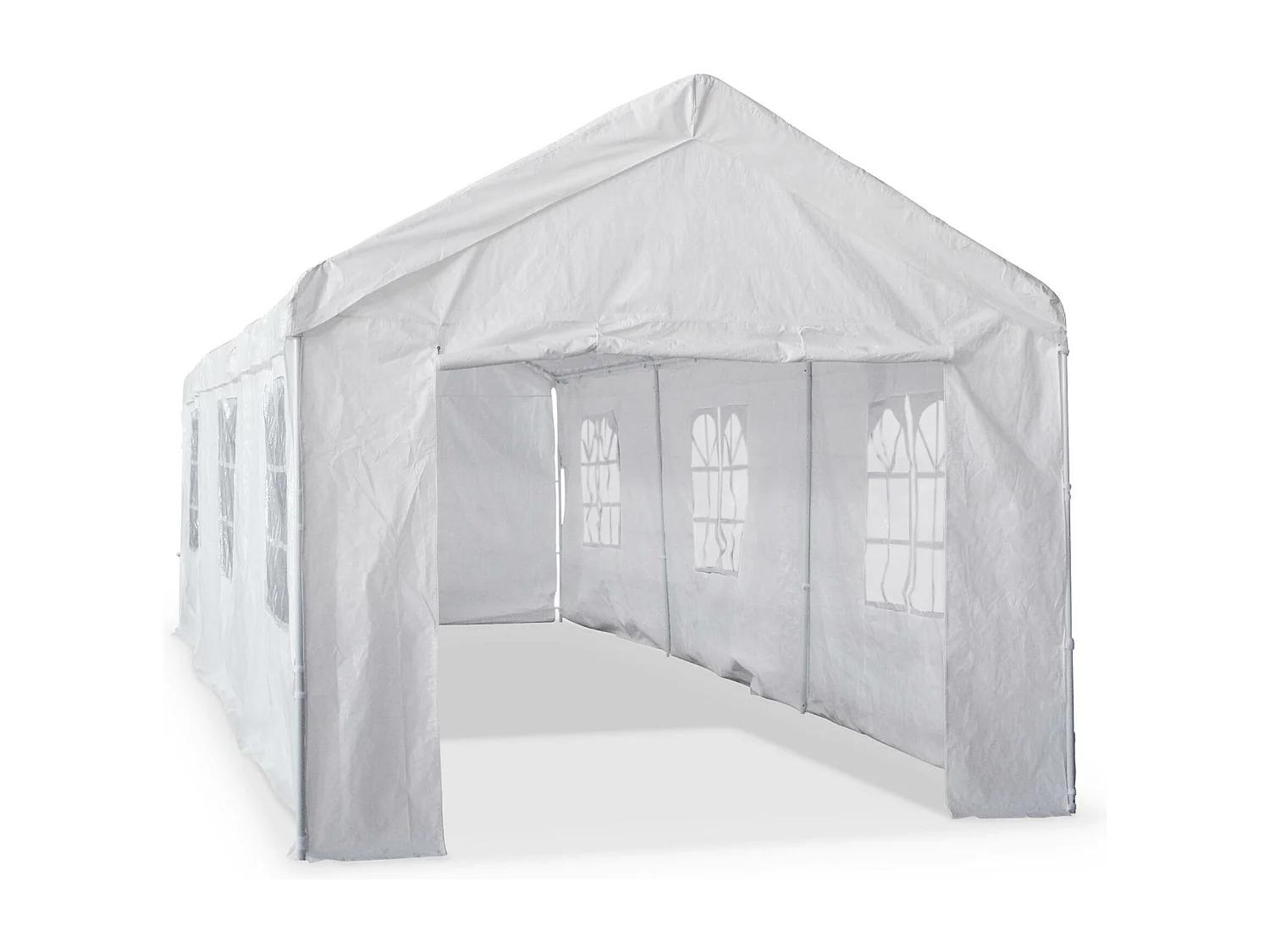 Tendone per festei, 3x9m, bianco, bianco