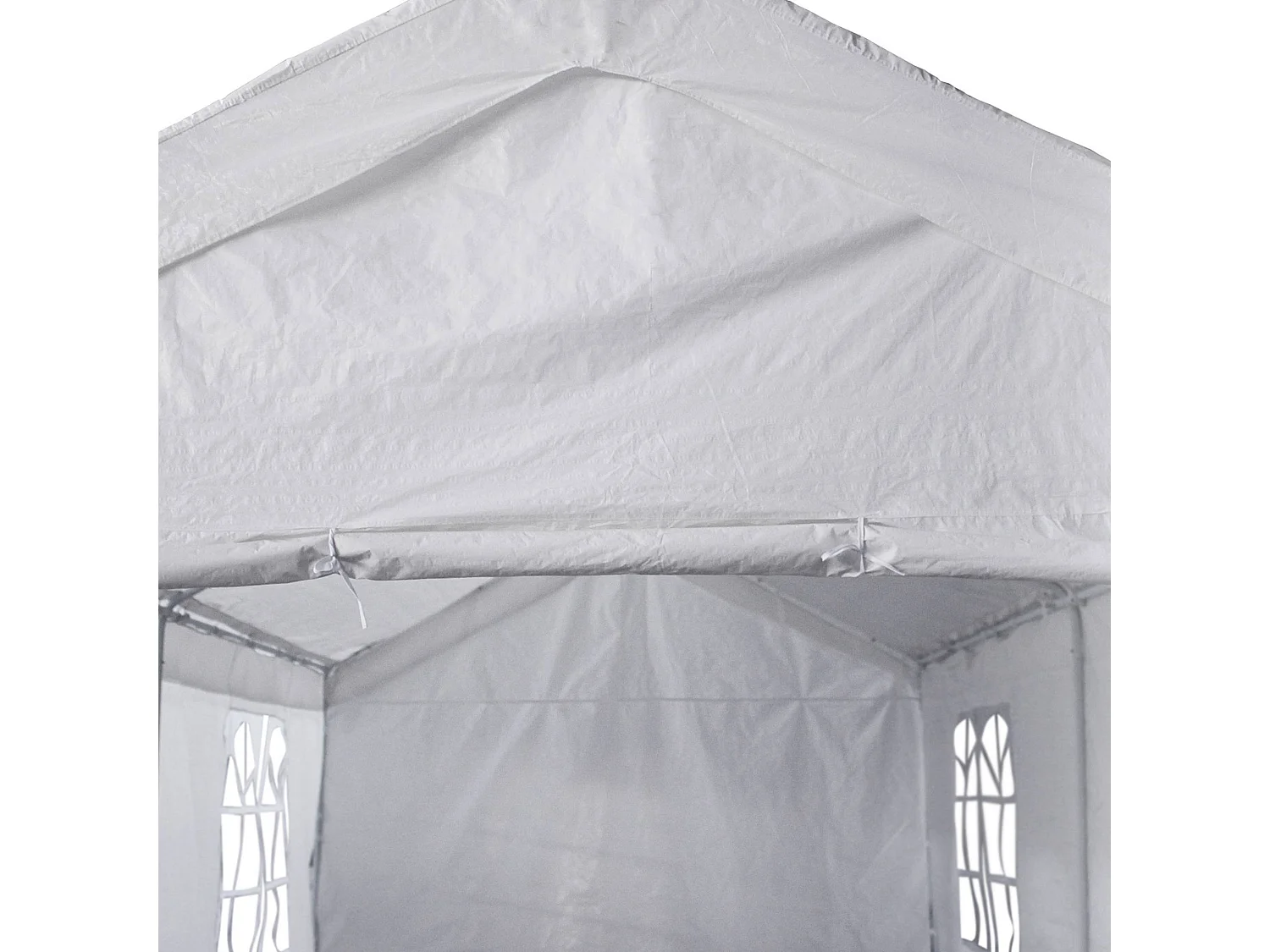 Tendone per festei, 3x9m, bianco, bianco