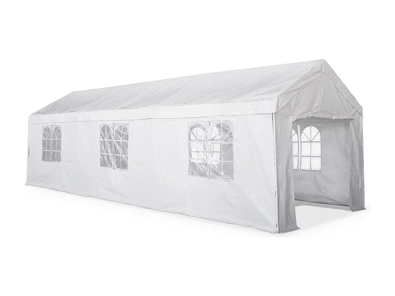 Tendone per festei, 3x9m, bianco, bianco