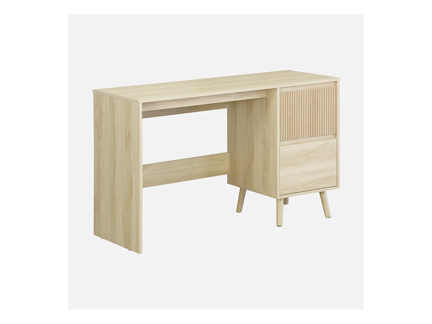 Bureau avec 2 tiroirs LINEAR L 120 x P 48 x H 75cm
