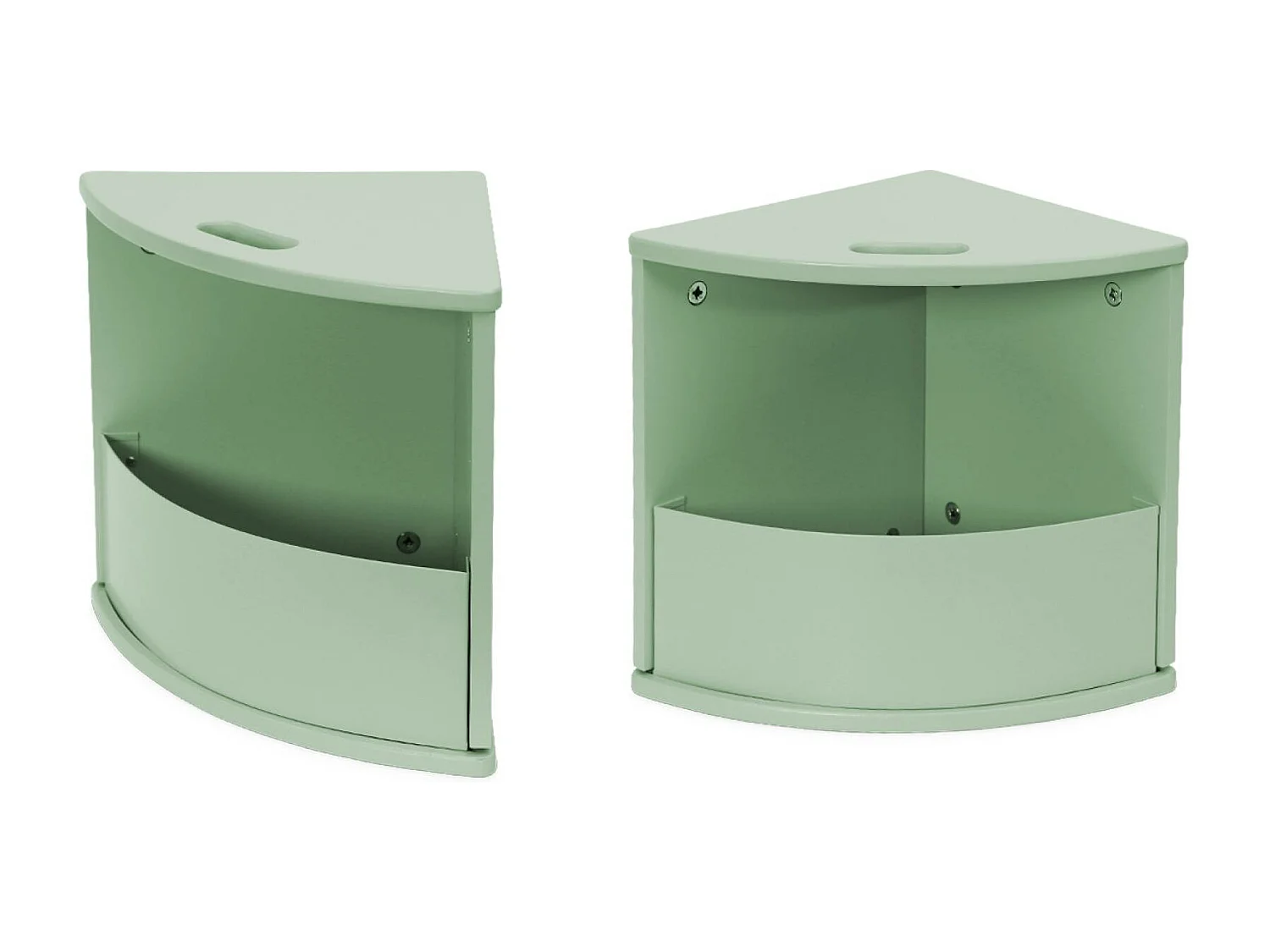 Tavolo con ardesia e 4 sedie con contenitore per bambini verde