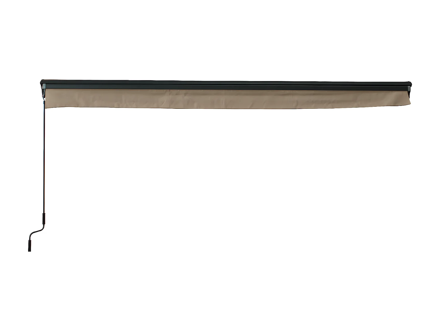 Toldo 4x3m manual pardo