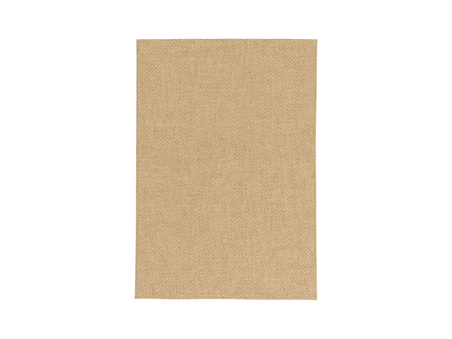 Alfombra interior/exterior efecto yute color natural