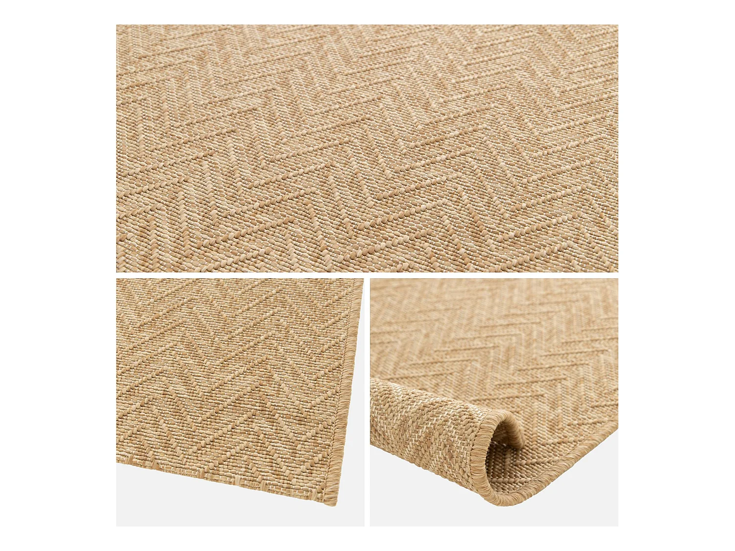 Tappeto interno/esterno effetto iuta 120x170cmi sweeek